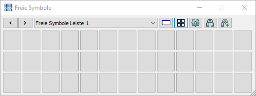 Dialog Freie Symbole Linear AutoCAD