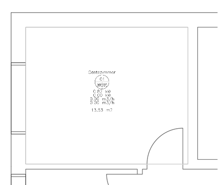 Verlegefläche Raum Linear AutoCAD