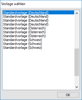 Vorlage wählen Linear Building