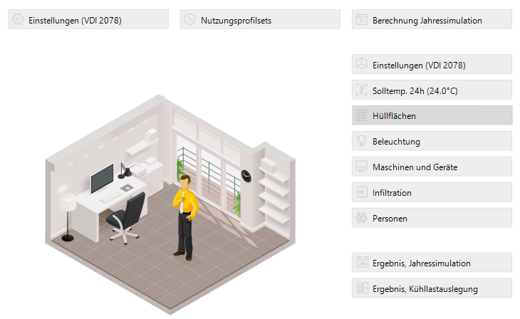 Modulübersicht Bedienung Linear Building