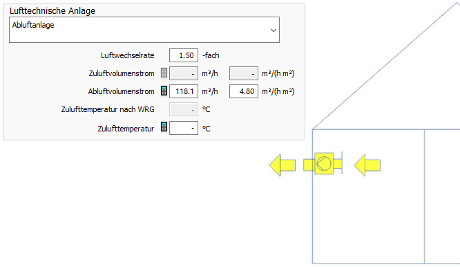 Lufttechnische Anlage Linear Building