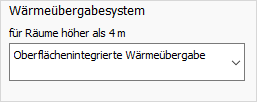 Wärmeübergabesystem Linear Building