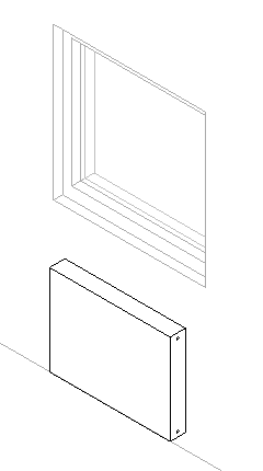 Fenster Heizkörper Modell Linear Revit