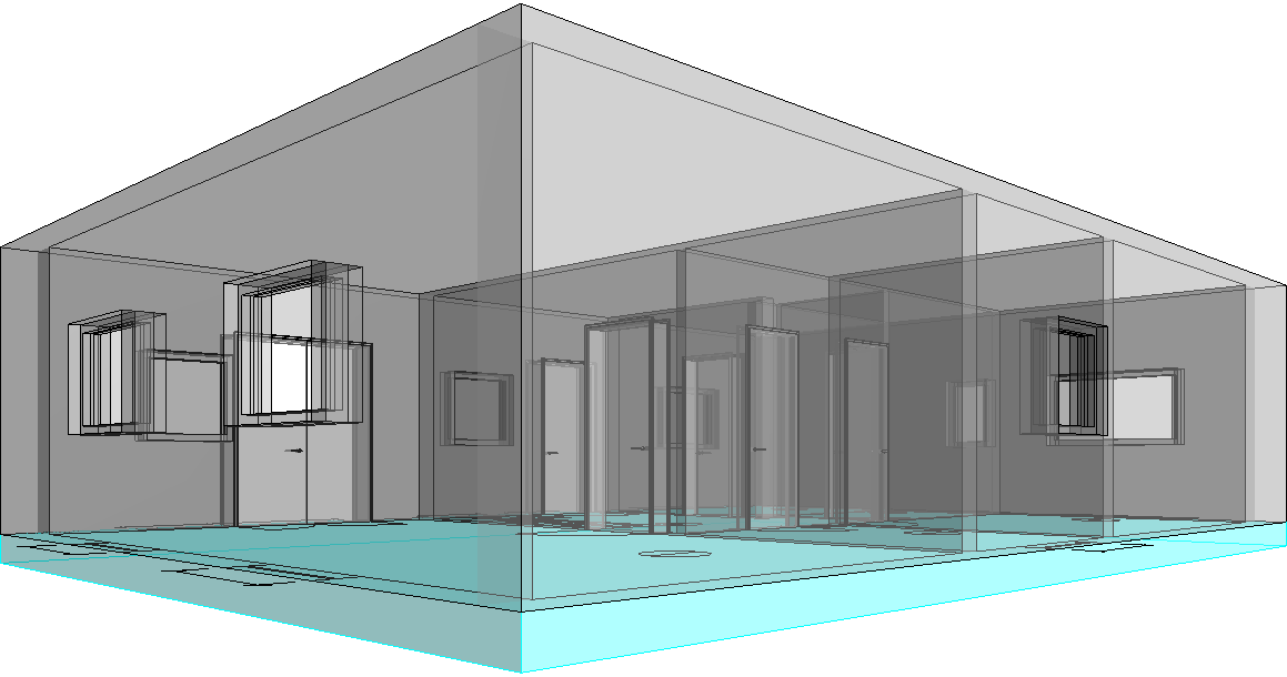 Architektur Fußboden Modell Linear Revit