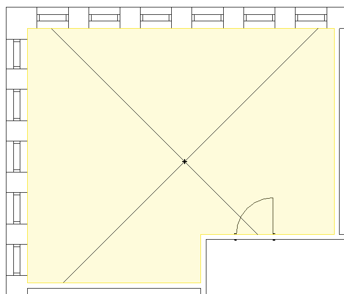 Konstruktionsfläche Raum Linear Revit