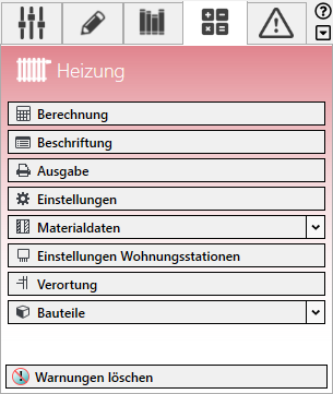 Analyse Heizung Linear Revit