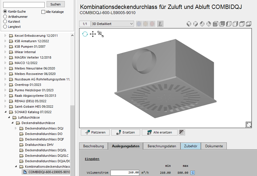 Product Browser Linear CAD Browser