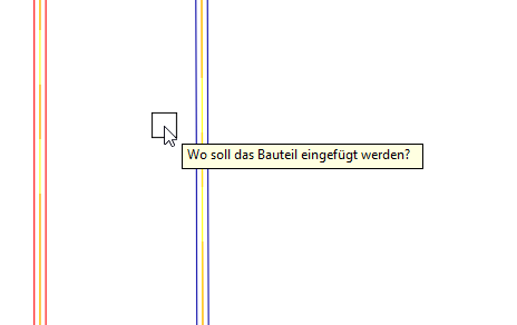 Einfügen Bauteil Linear CAD AutoCAD