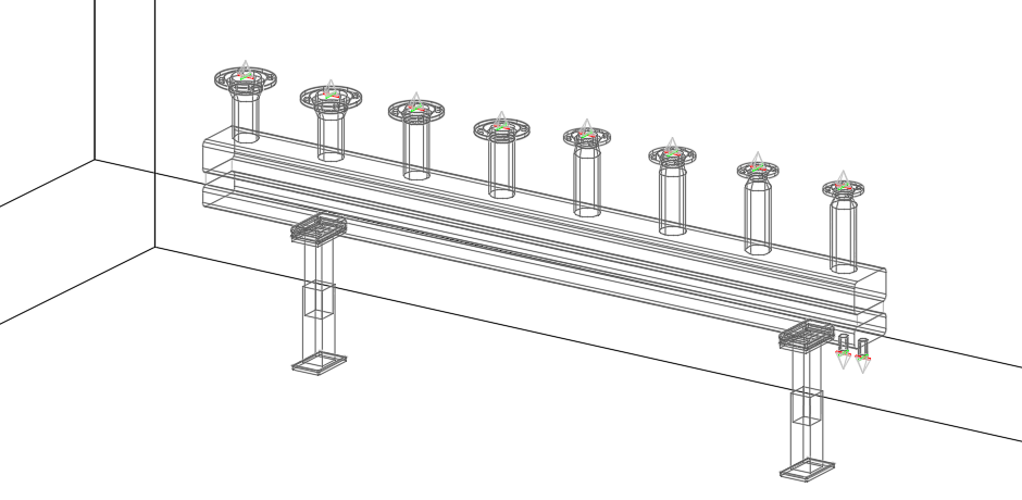 Verteiler Zeichnung Linear CAD