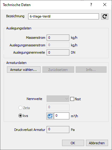 Technische Daten 6 Wege Linear AutoCAD