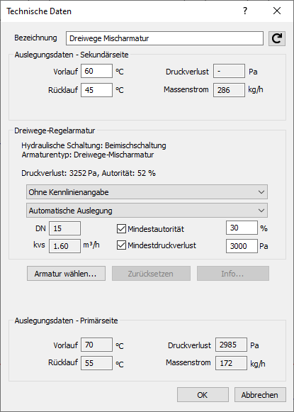 Technische Daten Mischarmatur Linear AutoCAD