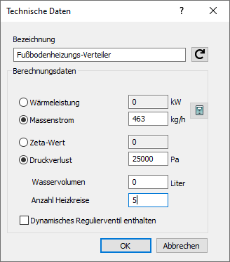 Dialog Technische Fußboden Linear AutoCAD