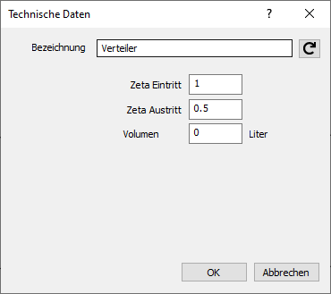 Technische Daten Verteiler Linear AutoCAD