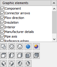 Graphic elements Linear AutoCAD