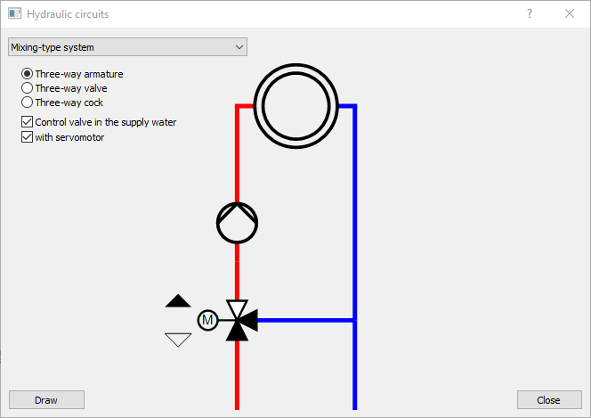 Hydraulic circuits Linear AutoCAD