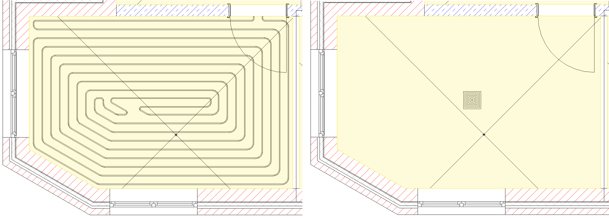 View panel heating cooling Linear Revit