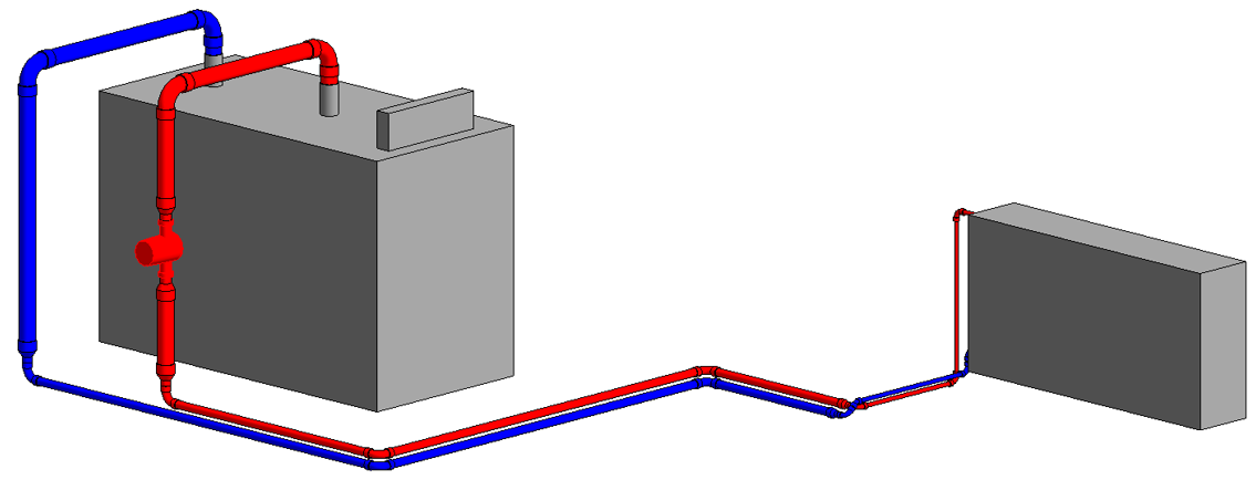 Model heating small 3D Linear Revit