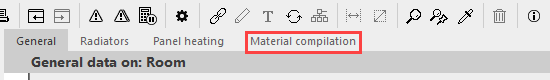 Material compilation settings Linear Building