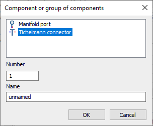 Component component group dialog Linear Building