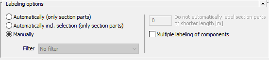 Labeling options Revit