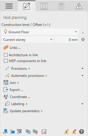 Construction breakthrough planning Linear Revit