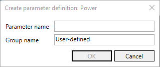 Dialog create parameter definitions Linear Revit