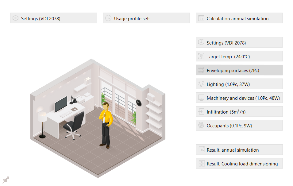 Module overview handling Linear Building