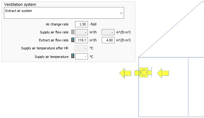 Ventilation system Linear Building