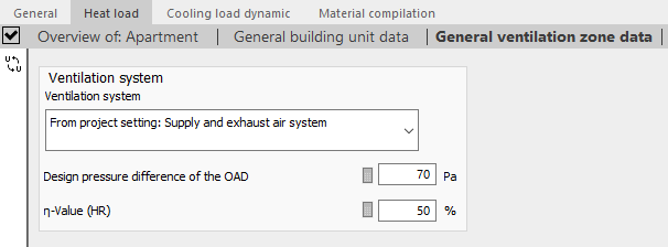 Heat load building Linear Building