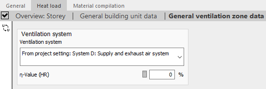 Heat load building Linear Building