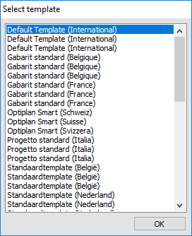 Select template Linear Building