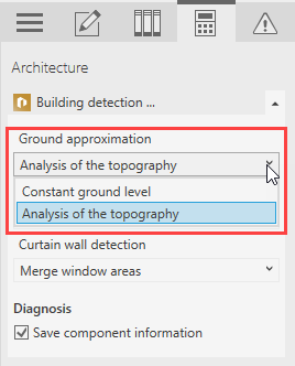 Analyse tab architecture Linear Revit