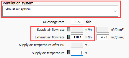 Ventilation system Linear Revit