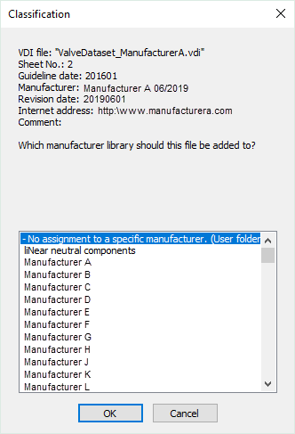 Assign dialog Linear Revit