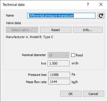 Technical data differential pressure transducer Linear Revit