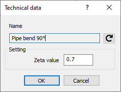 Technical data bend Linear Revit