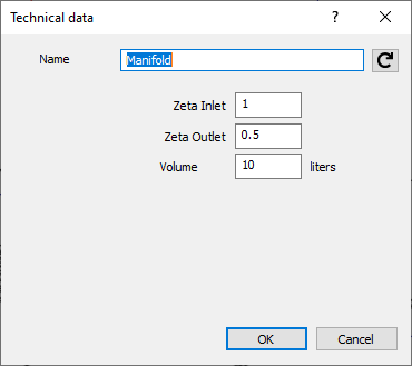 Technical data manifold Linear Revit