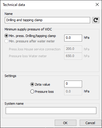 Technical data drilling tapping clamp Linear Revit