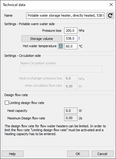 Potable water heater Linear Revit