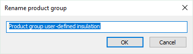 Rename product group Linear Revit