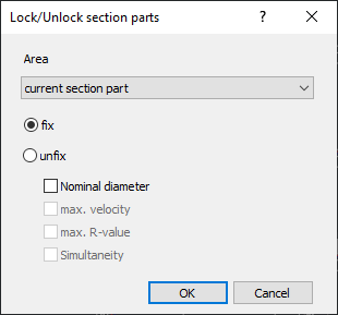 Lock section parts Linear Analyse