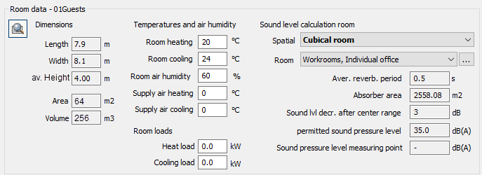 Room data Linear Revit