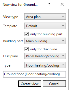 Create new view Linear Revit