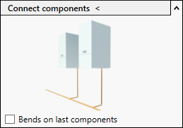 Connect components gas Linear Revit