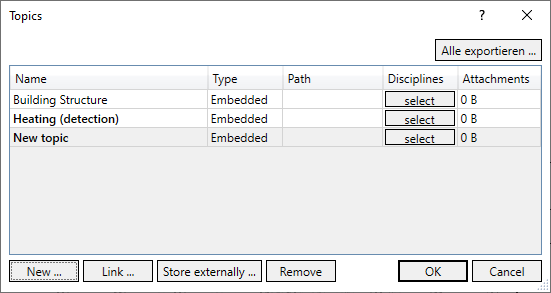 Topics Linear Revit