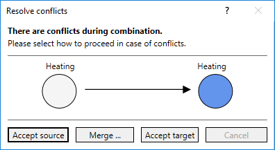 Resolve conflitcts Linear Revit