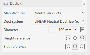 Ducts air duct Linear Revit