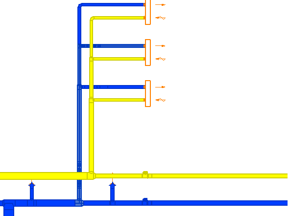 View air duct path Linear Revit