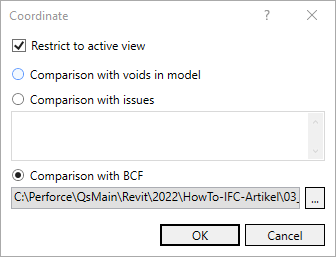 Coordinate breakthrough planning Linear Revit