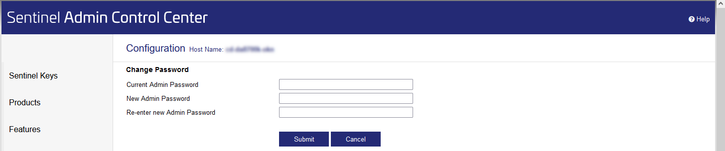 Sentinel Admin control center Linear Installation